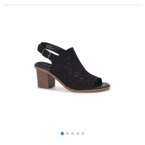 Kim Rogers Black Heeled Sandals